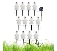 Lumières Solaires Halloween Extérieur - Éclairage Pelouse Halloween | Lanternes Décoratives Étanches Économiques pour Jardin Clôture Parc Décoration Fête