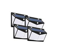 Lumières solaires lumières de sécurité grand Angle lampadaires extérieurs IP65 étanche lumières de capteur de mouvement solaire