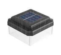 Lumières Solaires Pour Les Poteaux De Clôture,Décoration Lumineuse Moderne Et Étanche - Décoration D'Éclairage LED,Pour Jardin Terrasse Cour Allée Chemin Ponton Portail Garde-Corps Extérieur