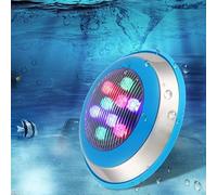 Lumières sous-marines à LED for bassin - Lampe de fontaine à LED submersible, projecteur de piscine à LED étanche IP68, spots sous-marins basse tension 12 V for fontaine, étang, décoration d'éclairage