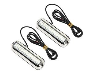 Lumières Sous-Marines Led Marines 42LEfit pour DS IP68, Lumières de Tableau Arrière de Bateau étanches pour Bateau de Yacht, Longue Durée de Vie (lumière blanche)