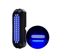 Lumières sous-marines pour bateaux 40LED lumières intérieures de navigation submersibles voilier ponton tableau arrière yacht accessoires marins 12V 24V compatibles avec les systèmes 12V 24V(Blue)