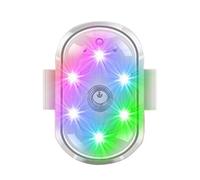 Lumières Stroboscopiques LED,Sans Fil 8 Couleurs Accessoires pour Véhicules - Lampe Stroboscopique Clignotante d'Avertissement Auto,pour Drone, Motocyclette, Vélo, Avion, Camion RC, SUV,