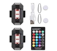 Lumières stroboscopiques pour véhicules - Lumières stroboscopiques polyvalentes pour voiture, lumières stroboscopiques rechargeables USB durables avec télécommande | voyant d'avertissement cligno