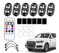 Lumières stroboscopiques - Système d'éclairage LED clignotant avec contrôle du son, vitesse réglable | Lumière stroboscopique compacte pour événements, fêtes, spectacles, lumière d'avertissement haute