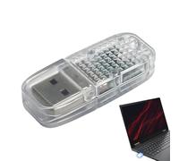Lumières USB pour voiture | Lumières intérieures de voiture,USB Lights Mini lumière LED avec conception de groupe de lumière atmosphérique, capteur vocal et couvertures automatiques pour, ordi
