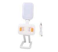 Lumières Vidéo RVB pour Téléphone, Lumière pour Selfie, D2 Pro, Lumière de Remplissage Vidéo de Poche avec Support pour Téléphone, Appareil Photo, Ordinateur Portable,