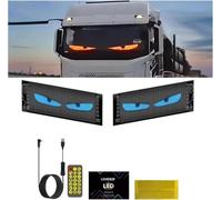 lumières yeux de diable pour voitures,panneau led voiture,Lumière yeux du diable pour voiture et camion,main lumineuse pour voiture,plaque lumineuse camion yeux,grand écran LED flexible programmable,