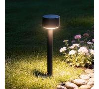 Lumihome Balise Solaire Extérieur QUEEN 24 cm, Borne Solaire Jardin LED 100 Lumens, Éclairage Allée Et Chemin, Lampe Solaire Sans Fil Avec Piquet, IP44, Blanc Neutre 4000K
