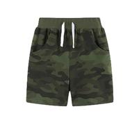 LumiJour Garçon Shorts Athlétiques Tirer Short Basket Performance Shorts Cargo Légers Randonnée Camping Short Anti Transpiration Exercice Vert armée 12-24 Mois