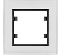 Lumina passion Cadre 1 fois verre blanc WL9010 hager polo 8694407002082