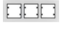 Lumina passion Cadre 3 fois horizontal verre blanc WL9230 hager polo 8694407002365