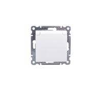 Lumina Prise simple avec/u 16A avec rabat IP20 blanc WL1120