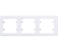 LUMINA WL5230 Plaque 3 postes horizontale blanche