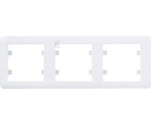 LUMINA WL5230 Plaque 3 postes horizontale blanche