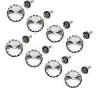 LuminaCr outon en cristal, 50 pièces 25 mm boutons diamant transparents boutons scintillants boutons ronds décoratifs Bling boutons pression design boutons en verre cristal for couture