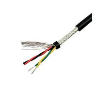 LuminaCr ble blindé à âme en cuivre pur, 1 m, RVSP multicolore, paire torsadée blindée for communication 485, 2 à 16 conducteurs, section 26 à 20 AWG.(8 Core 26AWG GRAY)