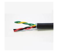 LuminaCr ble blindé à âme en cuivre pur, paire torsadée RVSP, câble de communication blindé à 4 conducteurs, 5 mètres, calibre 16-24 AWG, gaine PVC en cuivre.(5 Meters Price,4 22 AWG 0.3MM)