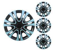 LuminaCreek Enjoliveurs de Roue 13 14 15 Pouces Ensemble de 4 enjoliveurs de moyeux Accessoires décoratifs(Blue,13 inches)