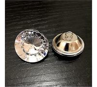 LuminaCreek Lot de 50 boutons en acrylique de 2 cm for couture, canapé, bricolage, rembourrage en diamant, tête de lit, boutons en cristal acrylique, accessoires 18/20/25/30 mm