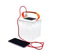 LuminAID Max QI 2 en 1 Lanterne de Camping Solaire Chargeur T閘閜hone Lampe LED Gonflable pour Camping Randonn閑 Voyage Lumi鑢e de Secours pour Pannes de Courant, Ouragan, Kits de Survie'