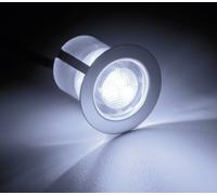 Luminaire à LED encastrable LED intégrée Brilliant Cosa 30 G03093/82 N/A 1.5 W acier inoxydable jeu de 10