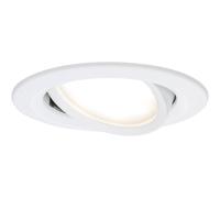Luminaire à LED encastrable LED intégrée Paulmann Coin Slim 93876 N/A 6 W blanc