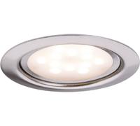 Luminaire à LED encastrable LED intégrée Paulmann Micro Line 93553 N/A 4.5 W fer (brossé) jeu de 3