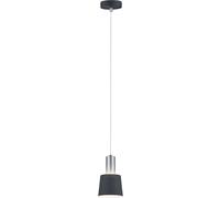 Luminaire à suspendre 1x E14 sans ampoule Paulmann Neordic Haldar 79691 gris foncé, chrome 1 pc(s)