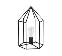Luminaire Alamao, Lampe fliaire métal, 40 W, noir, L25 x H26 cm