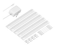 Luminaire d'agencement à LED SIRIS blanc mat plat 30cm 370lm blanc chacun 5er
