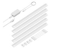 Luminaire d'agencement à LED SIRIS blanc mat plat 50cm chacun 655lm blanc 5er