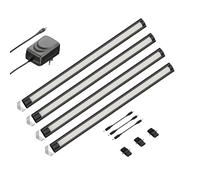 Luminaire d'agencement à LED SIRIS noir mat montage en angle plat 50cm 531lm [EEK: G]