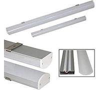 luminaire d'agencement LED 40W 121cm Rampe lumineuse blanc neutre 4200K Rampe d'armoire de cuisine 121 x 6,3 x 3,9 cm 3200 lumens 230V blanc