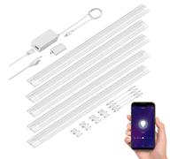 Luminaire d'agencement LED intelligent SIRIS blanc mat Contrôleur WLAN plat [EEK: F]