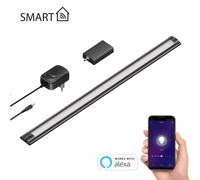 Luminaire d'agencement LED intelligent SIRIS noir mat avec bloc d'alimentation