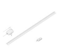 Luminaire d'agencement LED SIRIS blanc mat avec bloc d'alimentation et