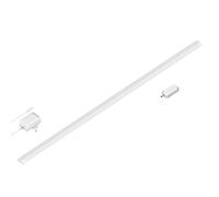 Luminaire d'agencement LED SIRIS blanc mat avec bloc d'alimentation et variateur