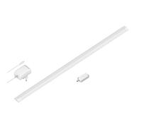 Luminaire d'agencement LED SIRIS blanc mat avec bloc d'alimentation et variateur