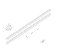 Luminaire d'agencement LED SIRIS blanc mat avec détecteur de mouvement plat [EEK: F]
