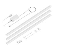 Luminaire d'agencement LED SIRIS blanc mat avec variateur tactile plat de 90cm