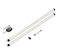 Luminaire d'agencement LED SIRIS montage en angle plat 90cm chacun 963lm blanc [EEK: F]