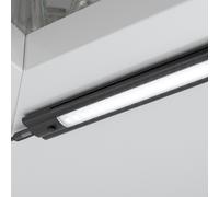 Luminaire d'agencement LED SIRIS noir mat avec bloc d'alimentation plat 30cm [EEK: F]