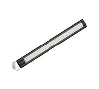 Luminaire d'agencement LED SIRIS noir mat montage en angle plat 30cm 370lm blanc [EEK: F]