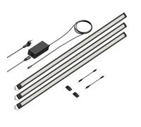 Luminaire d'agencement LED SIRIS noir mat montage en angle plat 90cm 963lm [EEK: F]