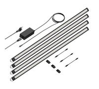 Luminaire d'agencement LED SIRIS noir mat montage en angle plat 90cm 963lm [EEK: F]