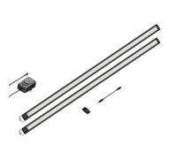 Luminaire d'agencement LED SIRIS noir mat montage en angle plat 90cm 963lm [EEK: F]