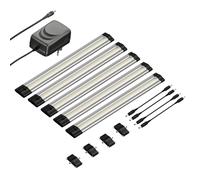 Luminaire d'agencement LED SIRIS plat 30cm 370lm blanc chacun 5er Set