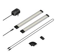 Luminaire d'agencement LED SIRIS plat 30cm chacun 1m de câble 370lm chacun