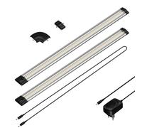 Luminaire d'agencement LED SIRIS plat 50cm 100cm câble 655lm blanc chacun 2er